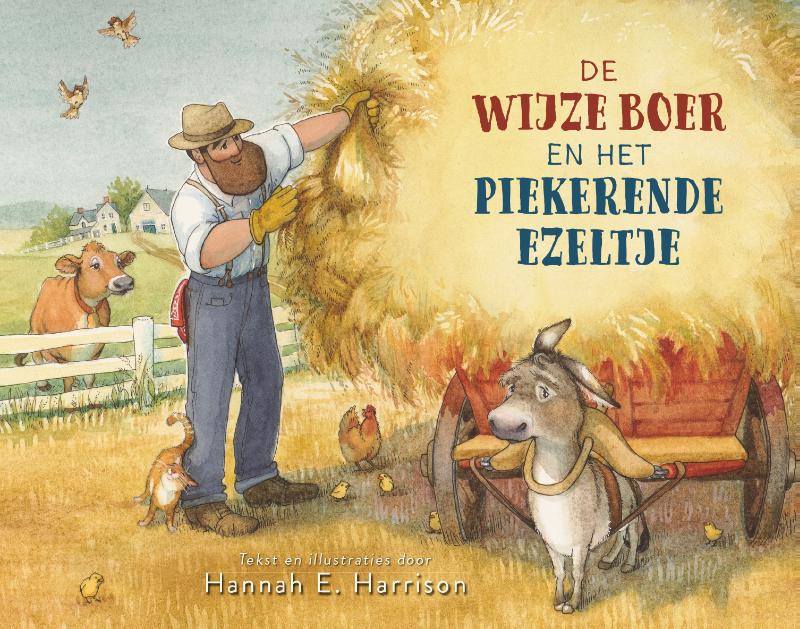 Omslag van De wijze boer en het piekerende ezeltje