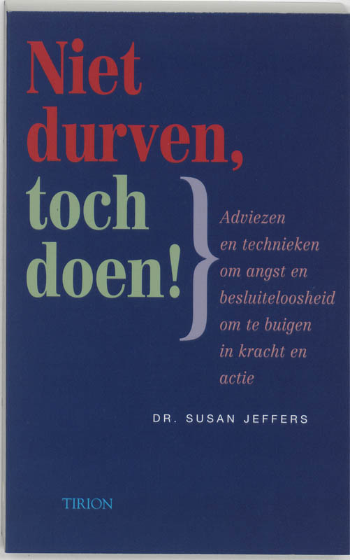 Omslag van Niet durven, toch doen!