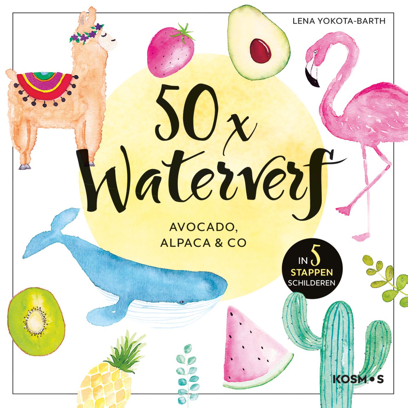 Omslag van 50x waterverf