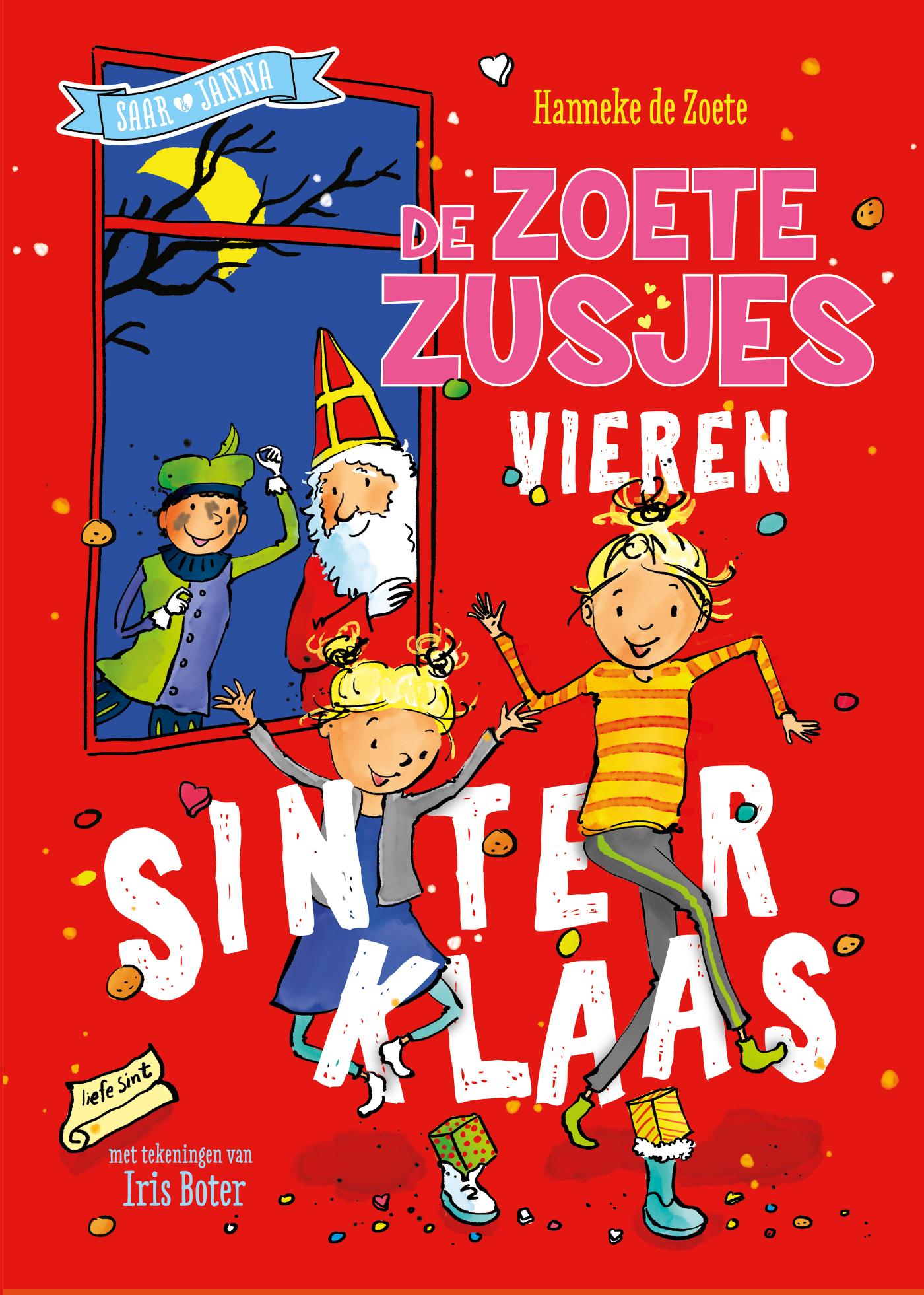 Omslag van De Zoete Zusjes vieren Sinterklaas