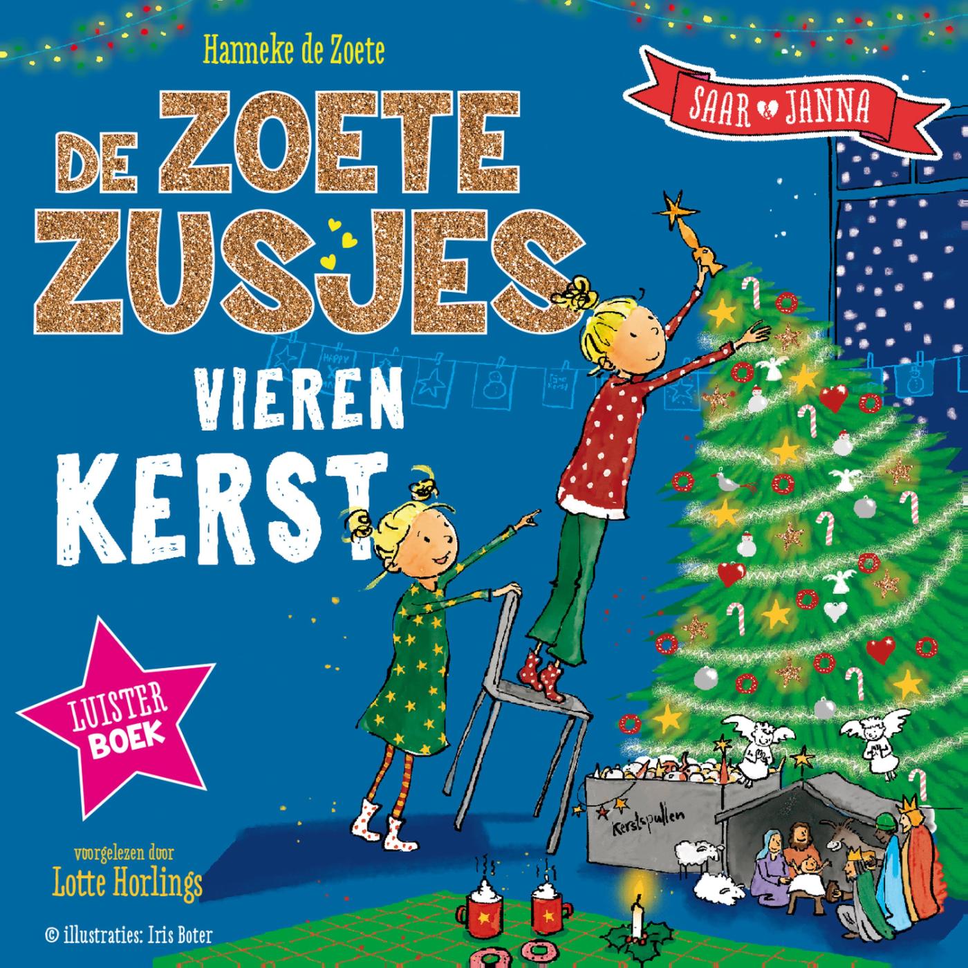 Omslag van De Zoete Zusjes vieren kerst