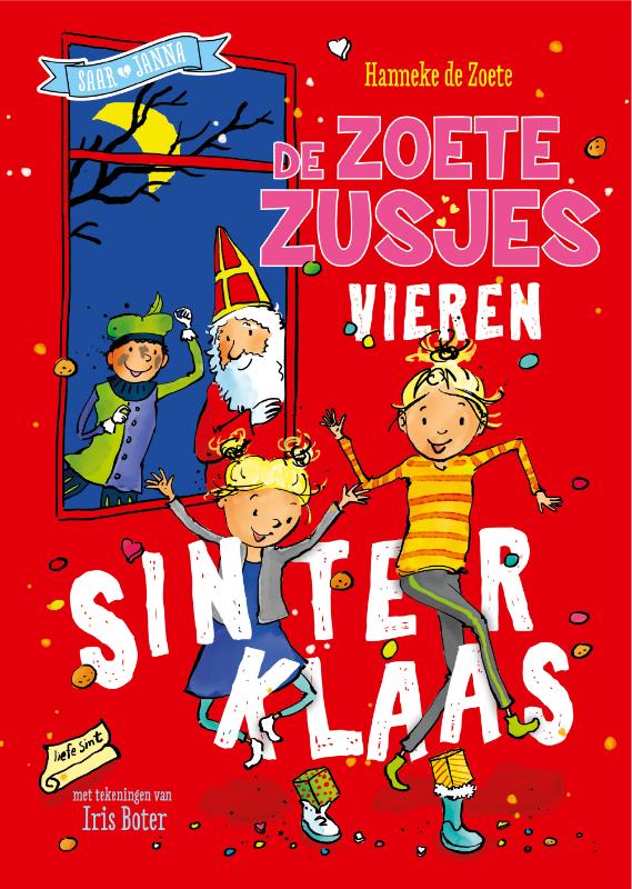 Omslag van De Zoete Zusjes vieren Sinterklaas & Kerst omkeerboek