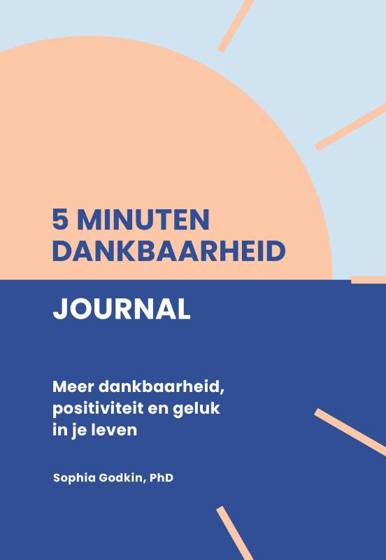 Omslag van 5 minuten dankbaarheid journal