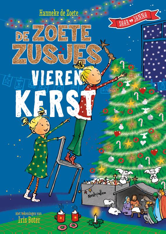 Omslag van De Zoete Zusjes vieren kerst