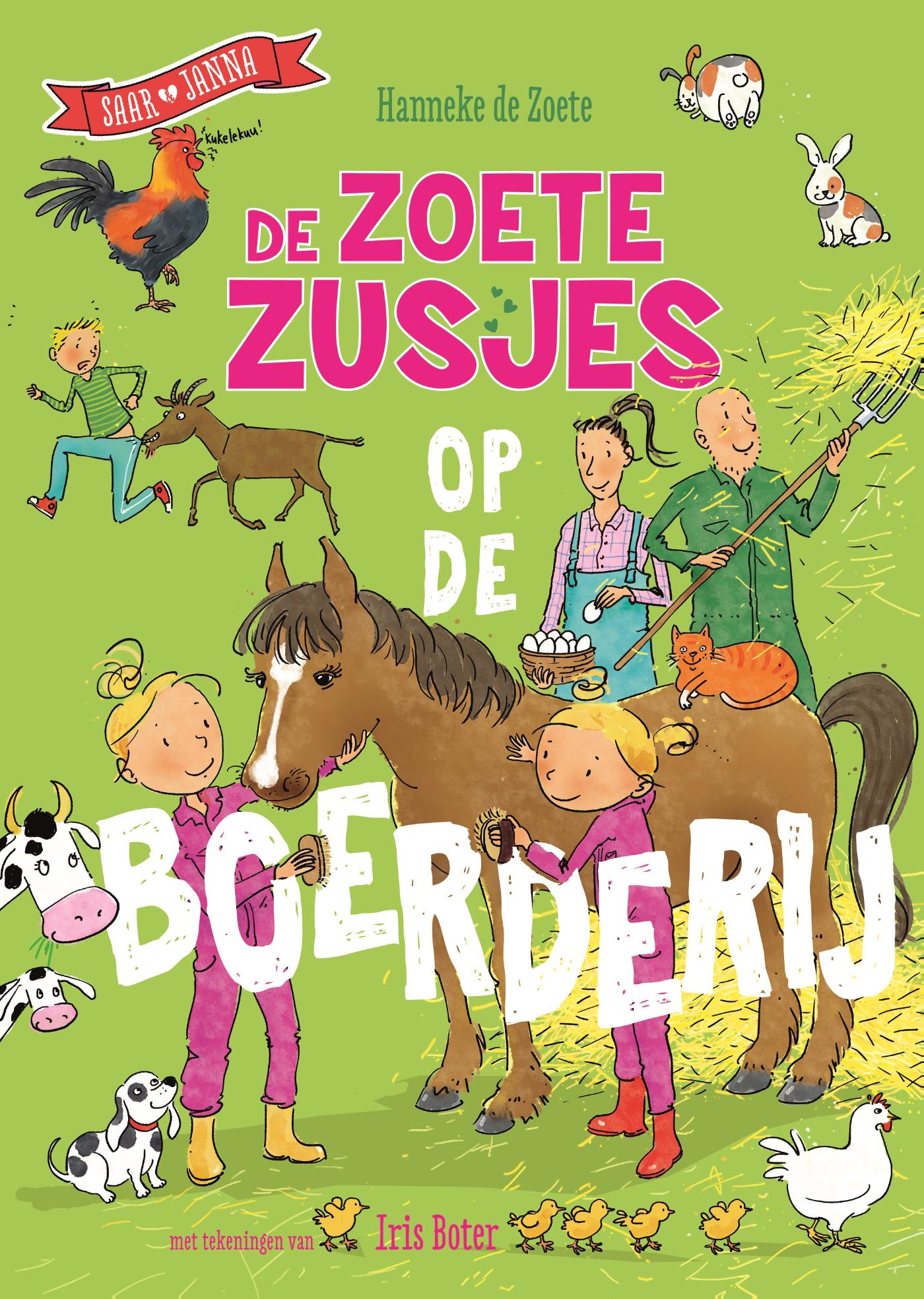 Omslag van De Zoete Zusjes op de boerderij