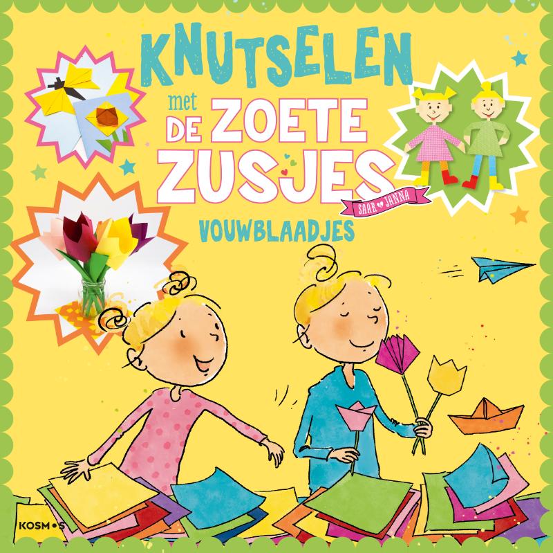 Omslag van Knutselen met de Zoete Zusjes - vouwblaadjes