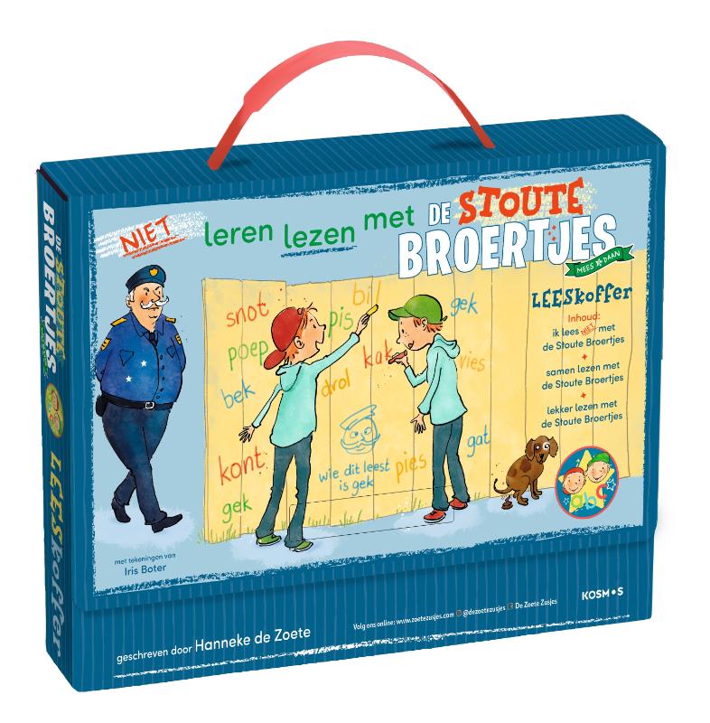 Omslag van Leren lezen met de Stoute Broertjes leeskoffer