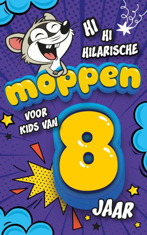 Omslag van Hilarische moppen voor kids van 8 jaar