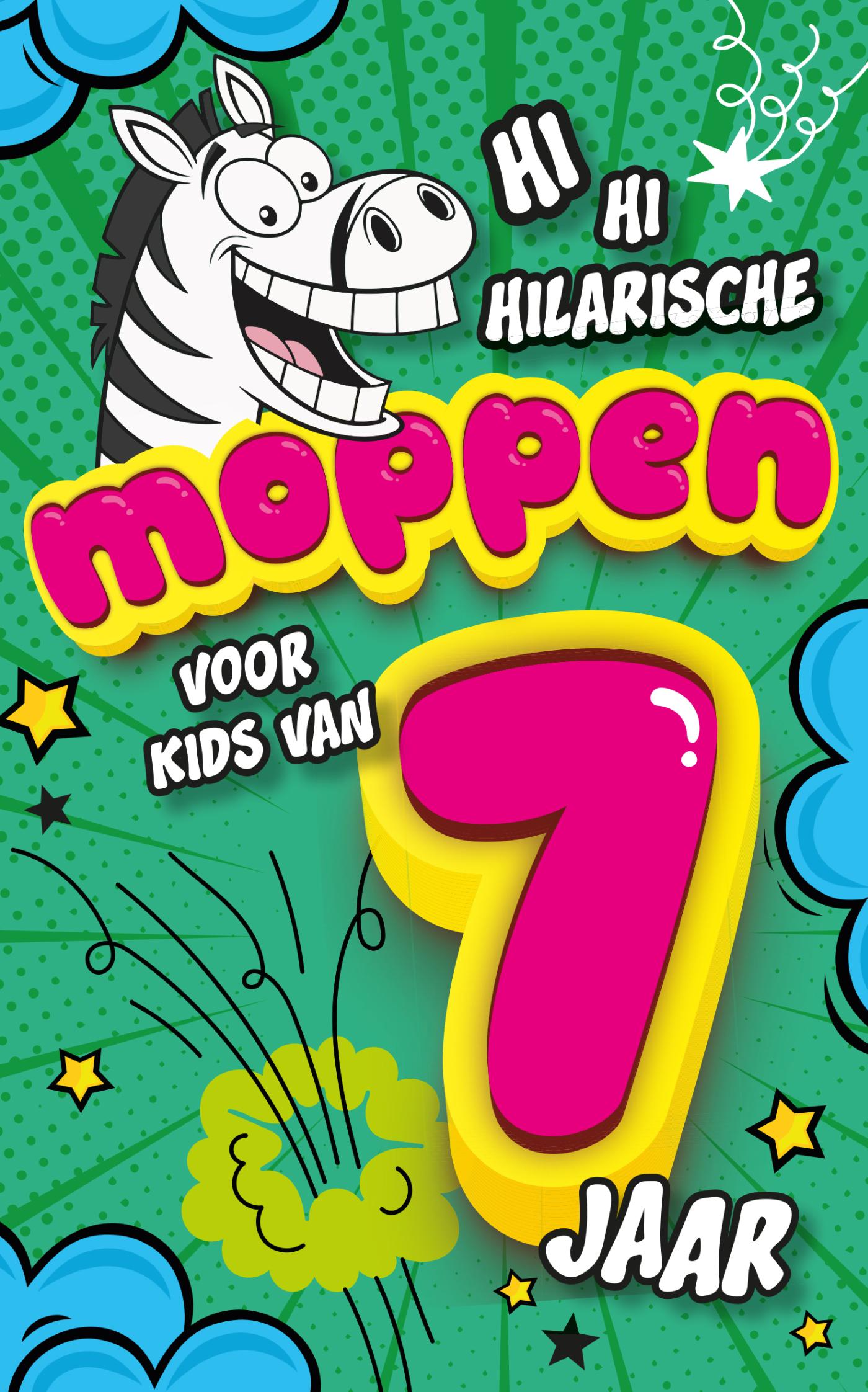 Omslag van Hilarische moppen voor kids van 7 jaar