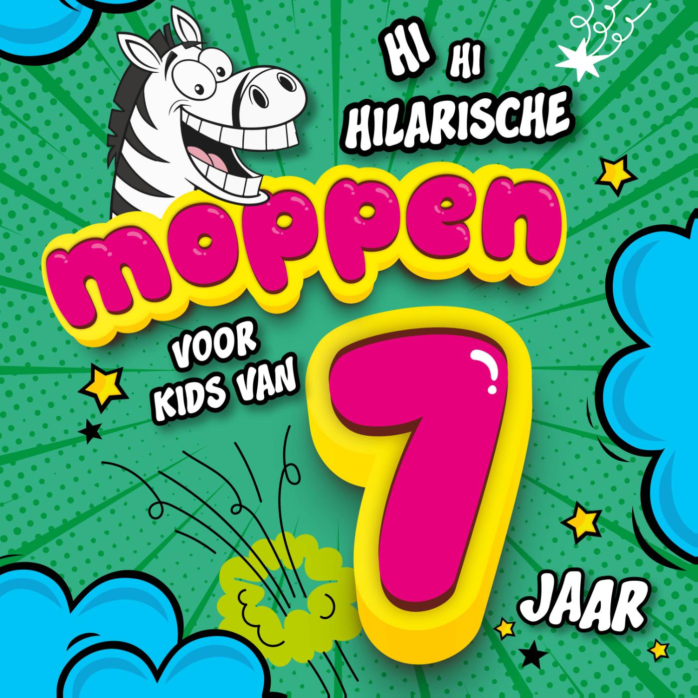 Omslag van Hilarische moppen voor kids van 7 jaar