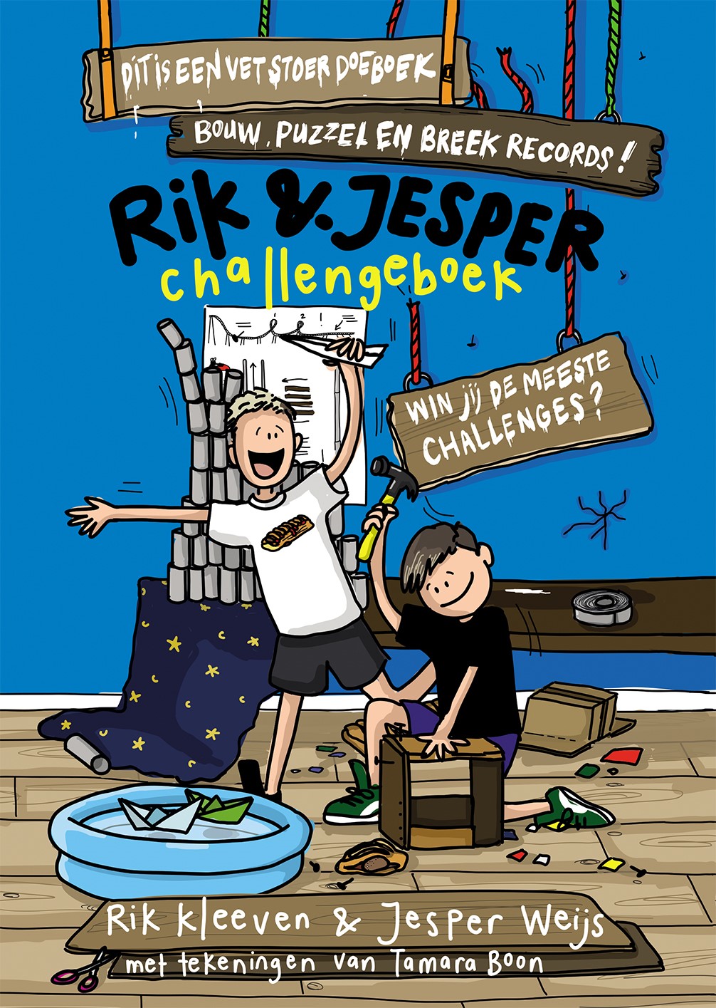 Omslag van Rik en Jesper challengeboek