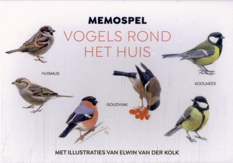 Omslag van Vogels rond het huis - memospel