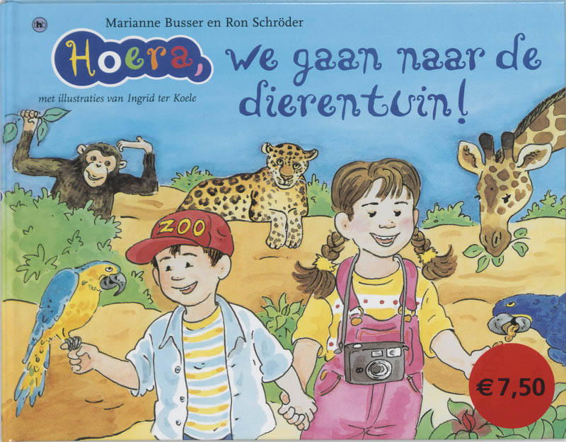 Omslag van Hoera, we gaan naar de dierentuin!