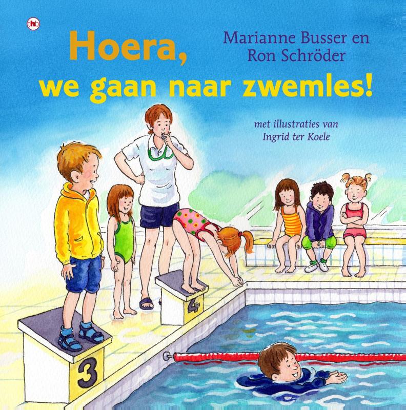 Omslag van Hoera, we gaan naar zwemles