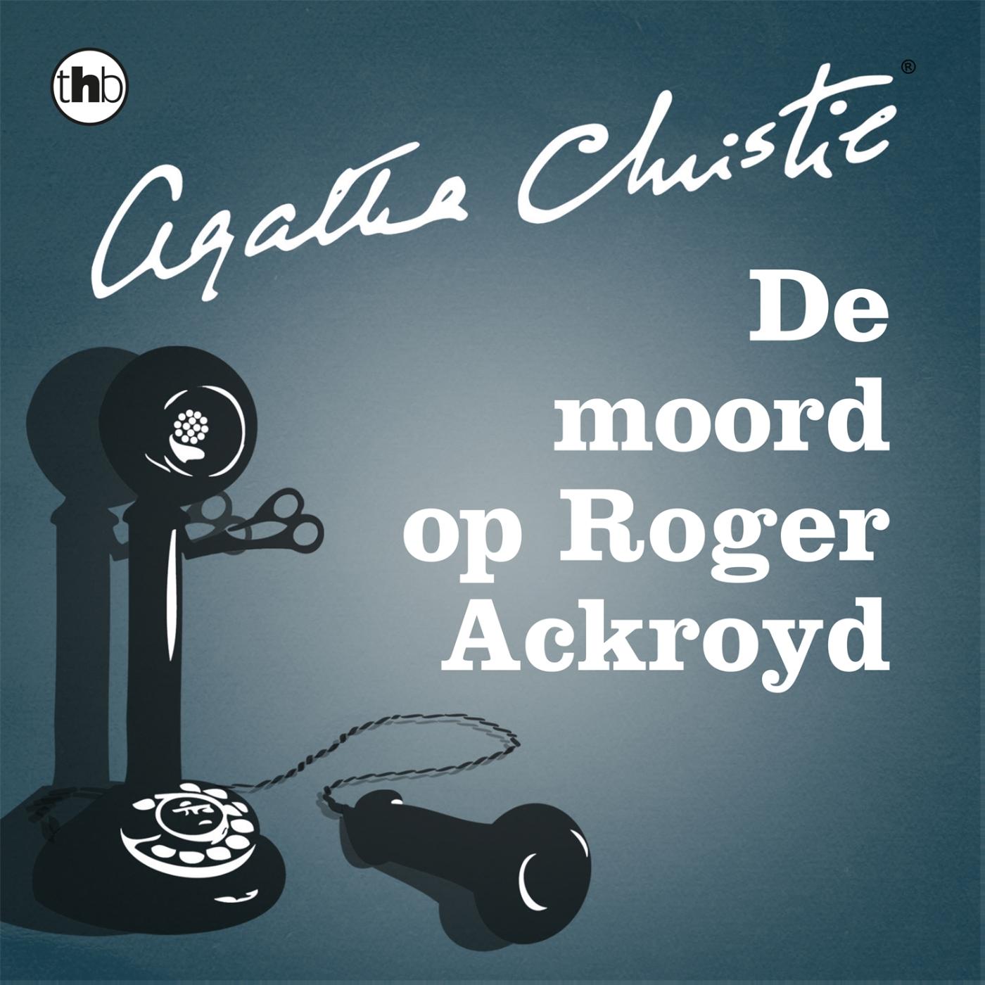 Omslag van De moord op Roger Ackroyd