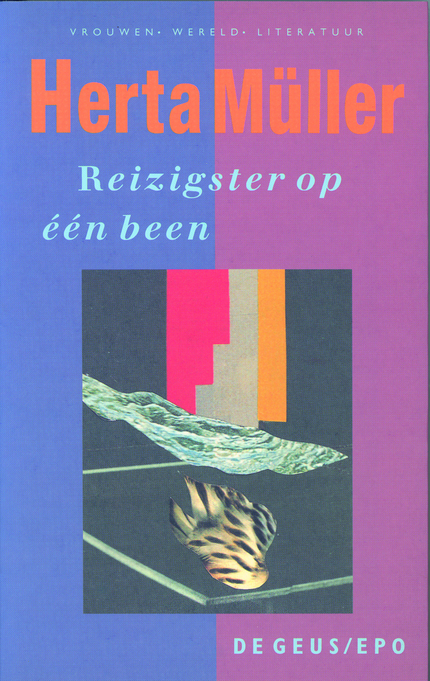 Omslag van Reizigster op een been