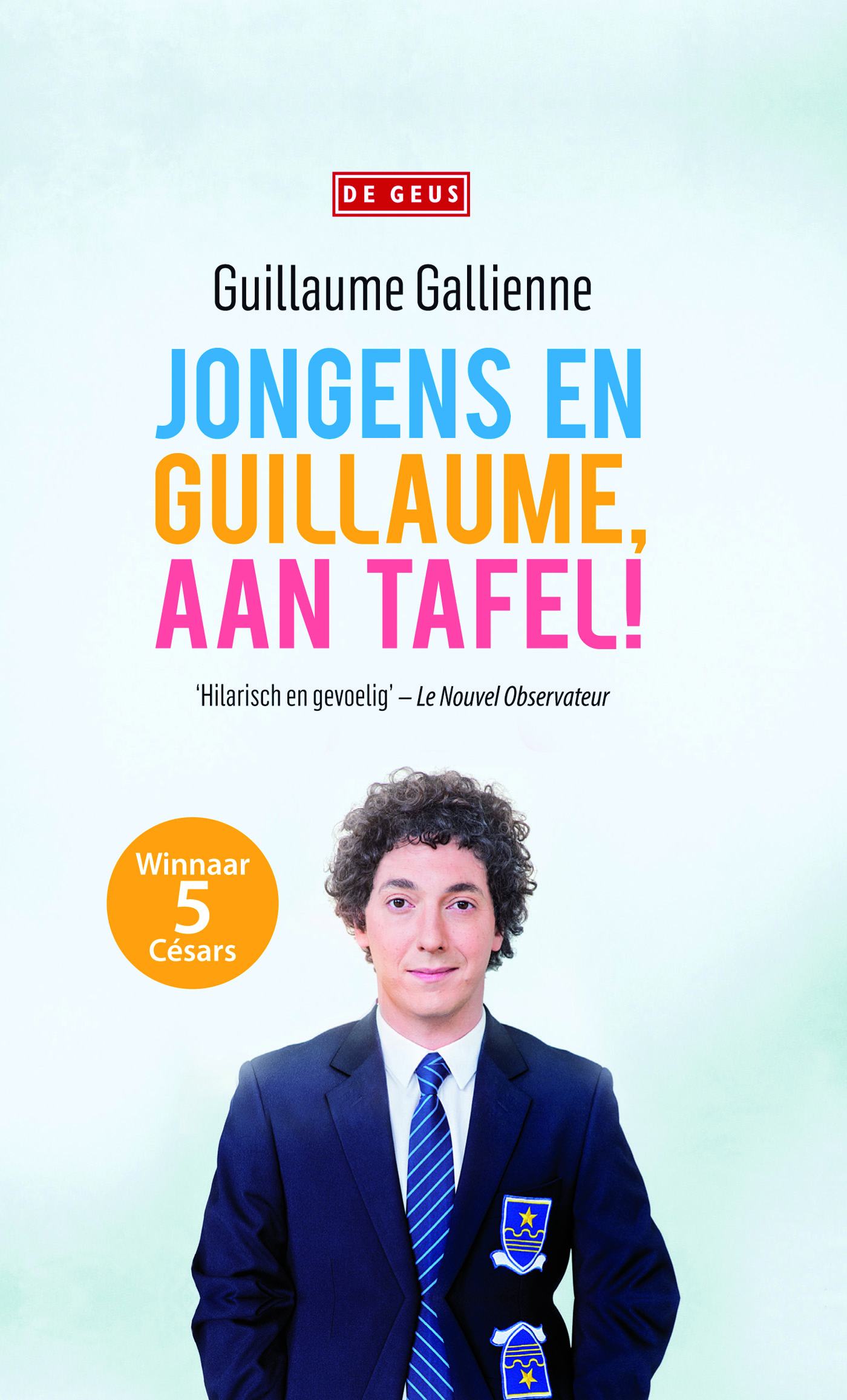 Omslag van Jongens en Guillaume, aan tafel!