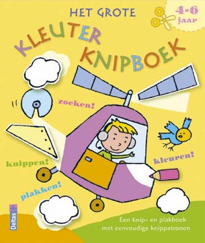 Omslag van Het grote kleuter knipboek