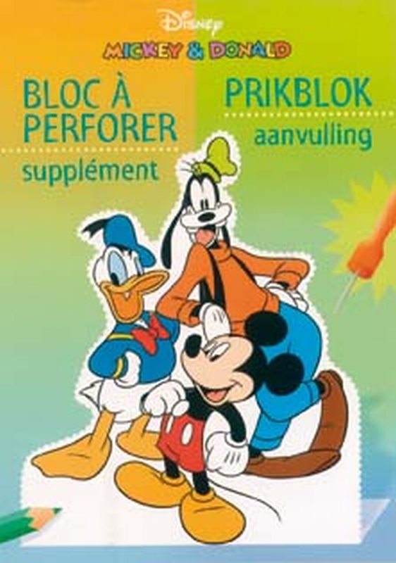 Omslag van Disney prikblokaanvulling Mickey & Donald - Princess (2t.) / Disney bloc à perforer supplément Mickey & Donald - Princesse