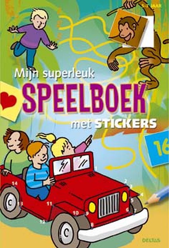 Omslag van Mijn superleuk speelboek met stickers