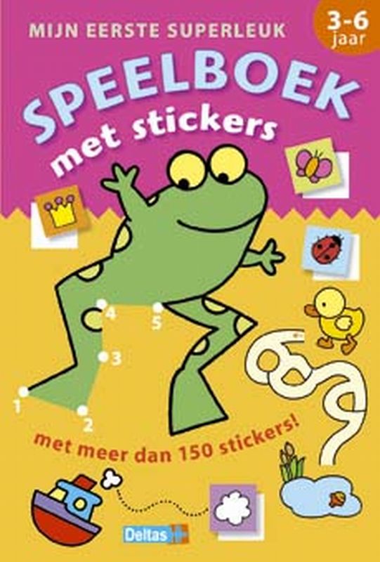 Omslag van Mijn eerste superleuk speelboek met stickers (3-6 j.)