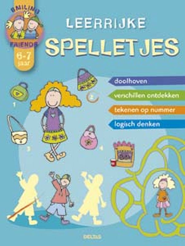 Omslag van Smiling friends - Leerrijke spelletjes (6-7 j.)