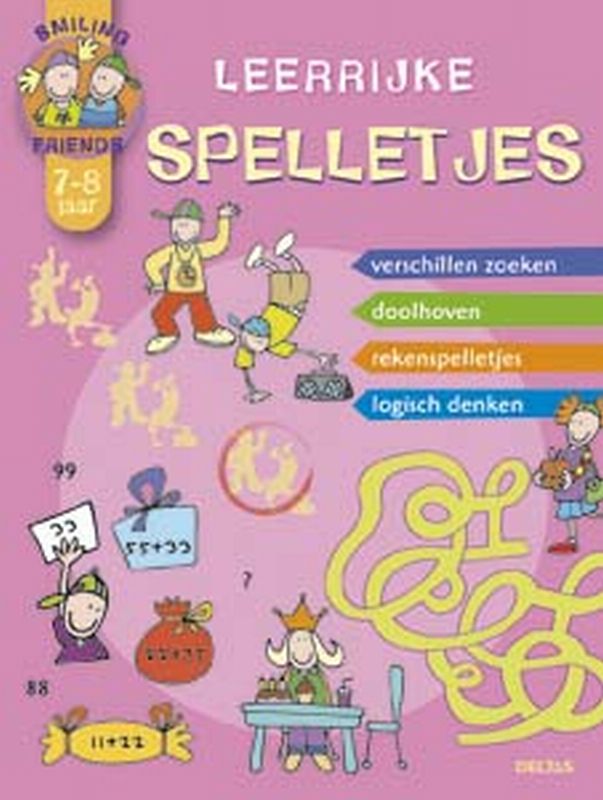 Omslag van Smiling friends - Leerrijke spelletjes (7-8 j.)