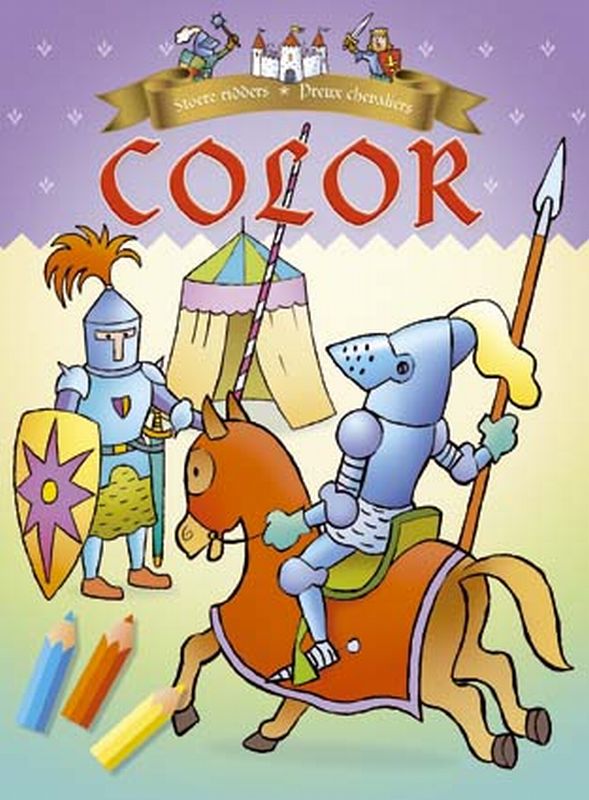 Omslag van Stoere ridders Color / Preux chevaliers Color