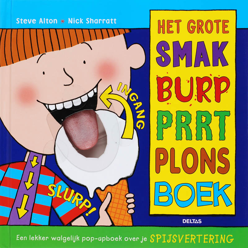 Omslag van Het grote smak burp prrt plons boek