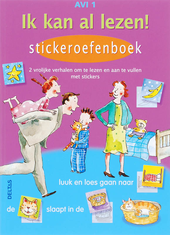 Omslag van Ik kan al lezen! sticker oefenboek avi 1