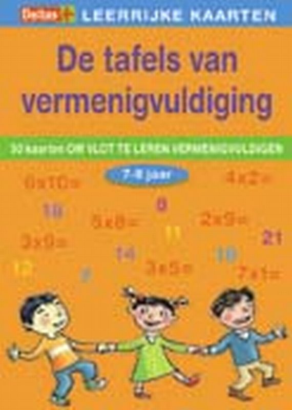 Omslag van De tafels van vermenigvuldigen