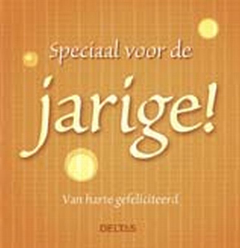 Omslag van Speciaal voor de jarige!