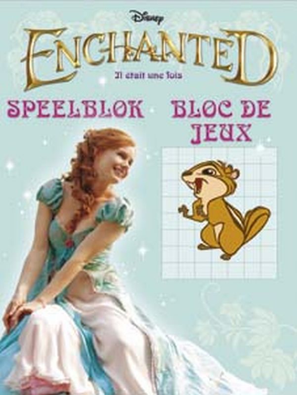 Omslag van Disney spelletjesblok Enchanted / Disney Bloc de jeux Enchanted