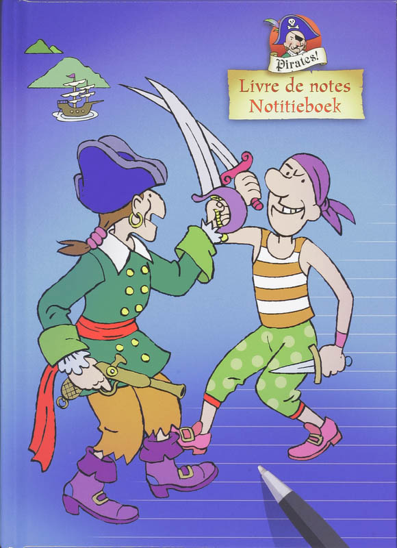 Omslag van Notitieboek - piraten / livre de notes - pirates