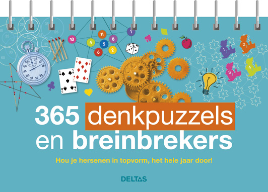 Omslag van 365 denkpuzzels en breinbrekers