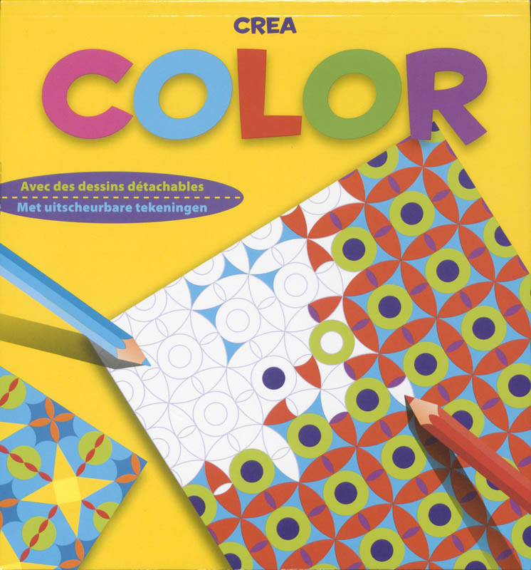 Omslag van Crea Color met uitscheurbare tekeningen