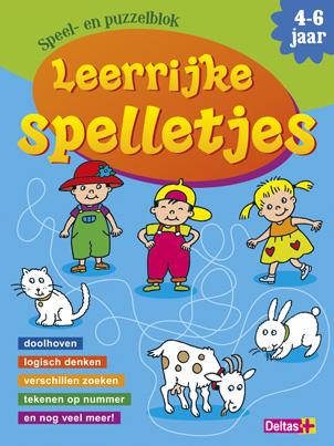 Omslag van Leerrijke spelletjes 4-6 jaar