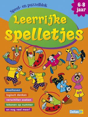 Omslag van Leerrijke spelletjes 6-8 jaar