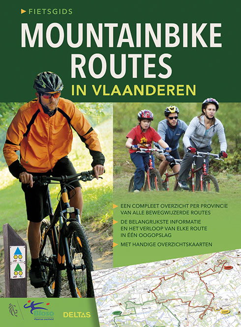 Omslag van Fietsgids Mountainbikeroutes in Vlaanderen