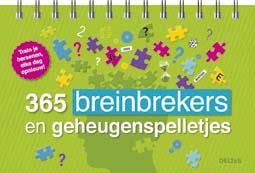Omslag van 365 breinbrekers en geheugenspelletjes