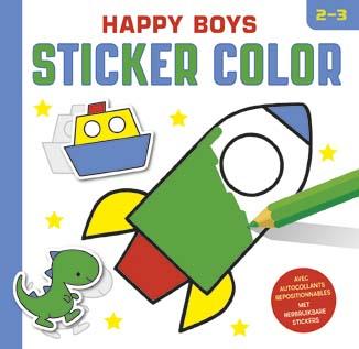 Omslag van Happy boys Sticker Color (2-3 j.)
