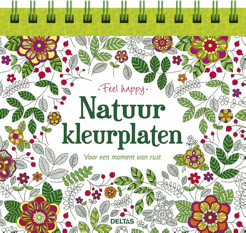 Omslag van Feel happy natuur kleurplaten