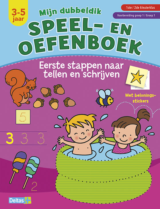 Omslag van Eerste stappen naar tellen en schrijven 3-5 jaar