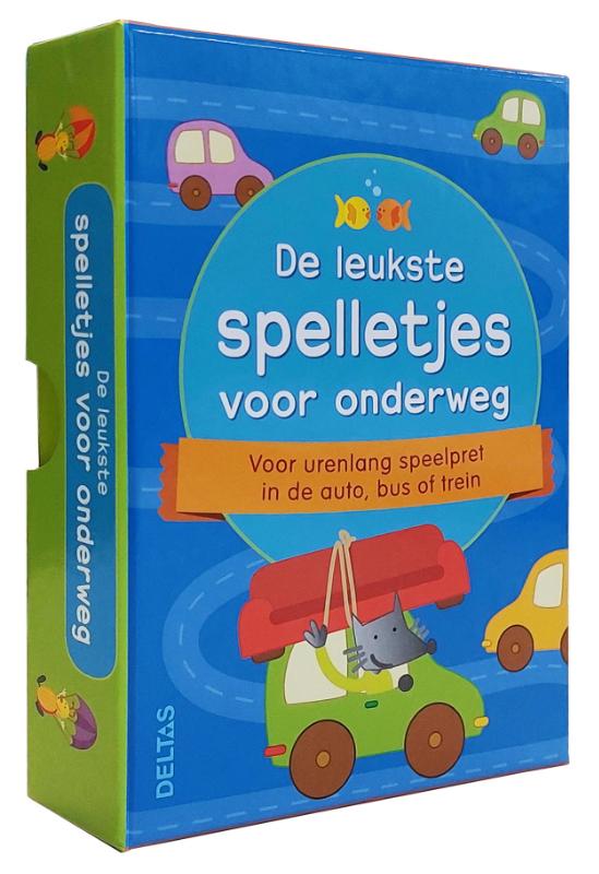 Omslag van De leukste spelletjes voor onderweg