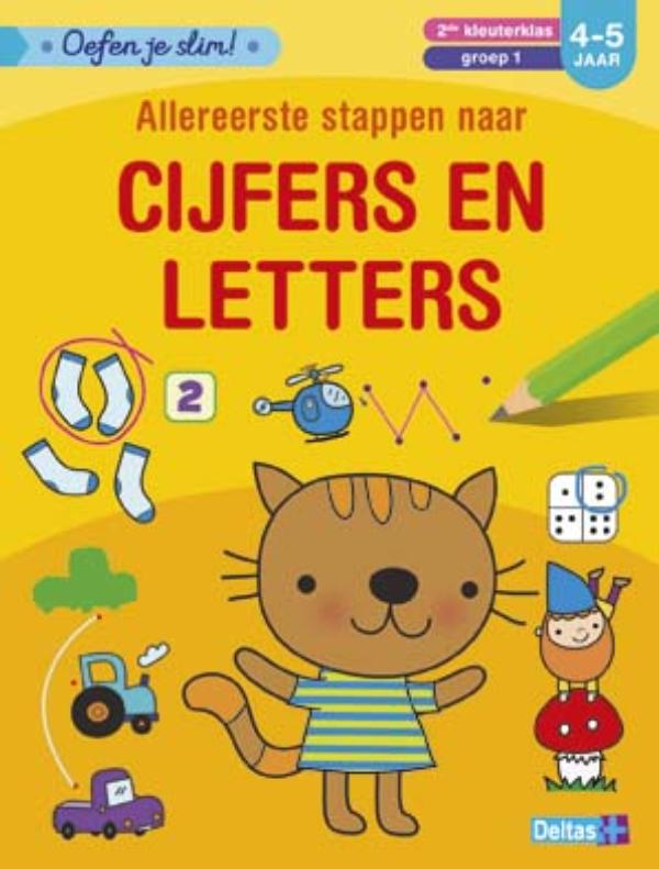 Omslag van Allereerste stappen naar cijfers en letters (4-5 j.)