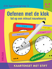 Omslag van Oefenen met de klok tot op een minuut nauwkeurig (8-9 j.)
