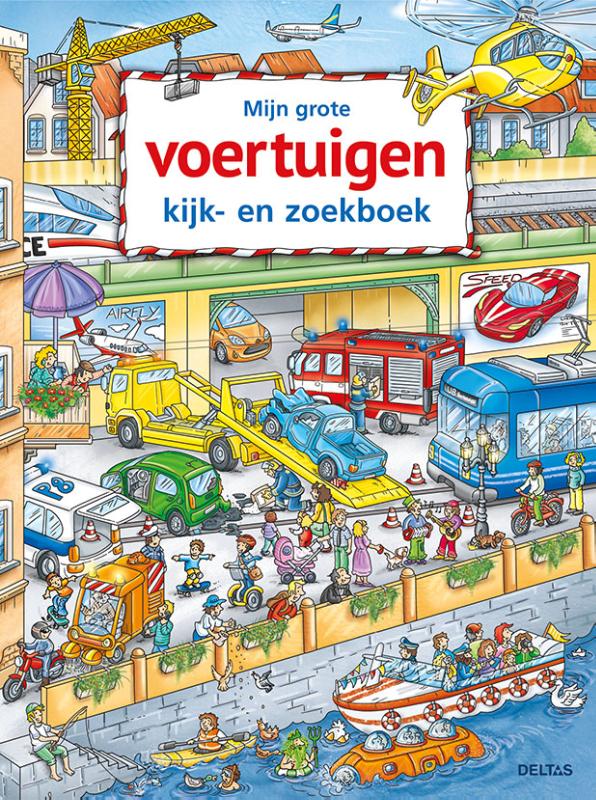 Omslag van Mijn grote voertuigen kijk-en zoekboek
