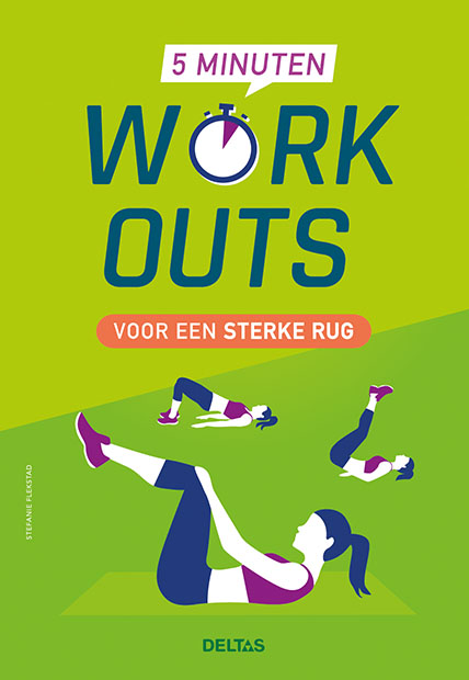 Omslag van 5 minuten work-outs voor een sterke rug