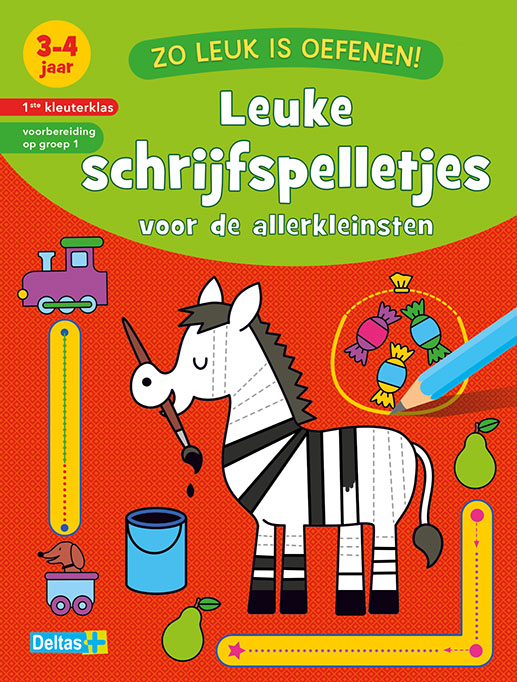 Omslag van Leuke schrijfspelletjes voor de allerkleinsten