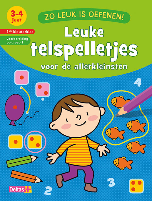 Omslag van 3-4 jaar - 1ste kleuterklas - voorbereiding op groep 1
